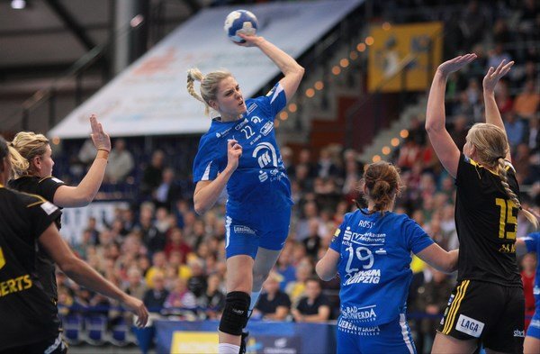HCL-Torjägerin Susann Müller erzielte in den beiden Russland-Spielen  überragende 18 Tore