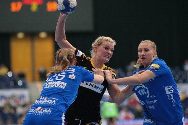 Mit kompromissloser Abwehrarbeit will der HCL in Sävehof seine Chance auf die Champions League Hauptrunde wahren