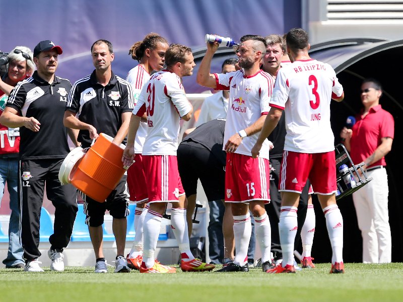 SOCCER - RB Leipzig vs Muenster