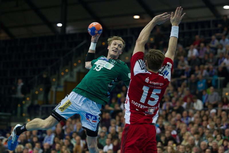 Matthias Gerlich, Aue - SC DHfK Leipzig - Foto Elmar Keil