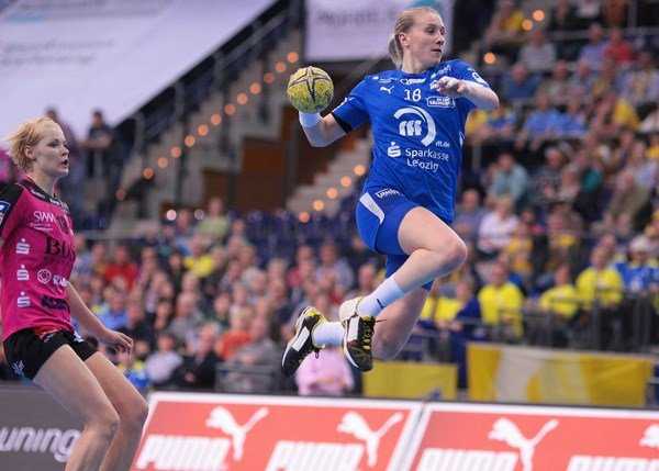 Saskia Lang spielte eine starke Partie zum Auftakt der Meisterrunde gegen Metzingen