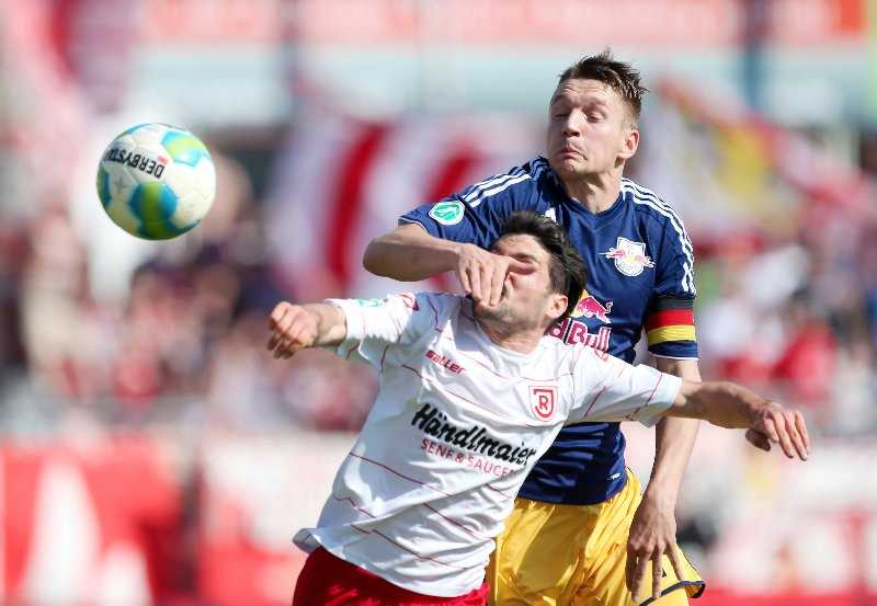 SOCCER - Regensburg vs RB Leipzig