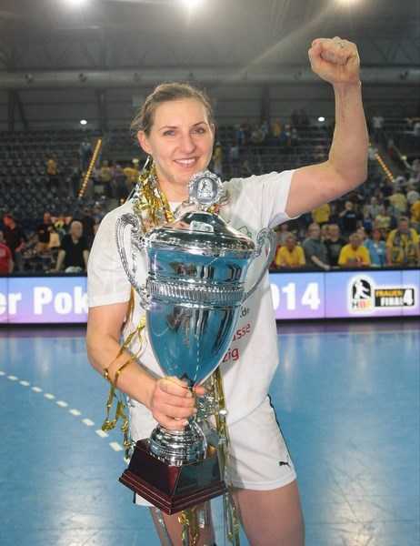 Kapitänin Karolina Kudlacz wurde zur besten Spielerin des Final 4 gewählt