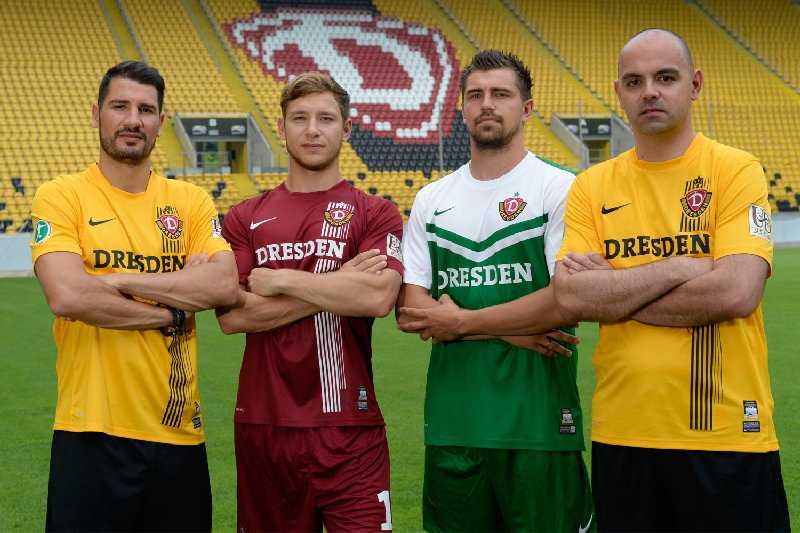 PR-Bild 1 Trikot Dresden Spieler