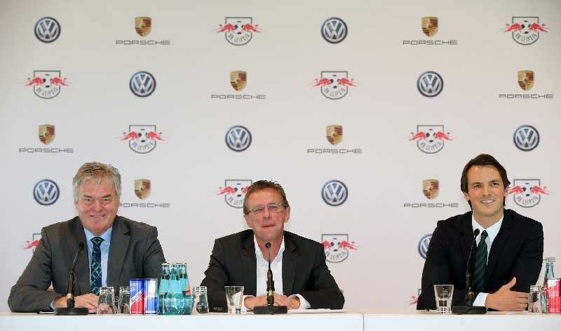 SOCCER - 2. DFL, RB Leipzig, press conference