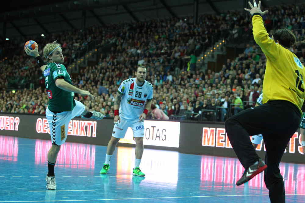 Rene Boese – SC DHfK Leipzig vs. Fuechse Berlin - 04-03-2015 - Foto Elmar Keil