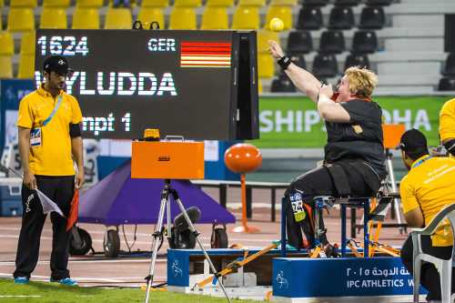 Leichtathletik-WM: Ilke Wyludda - Foto: Marcus Hartmann, www.photo-hartmann.de