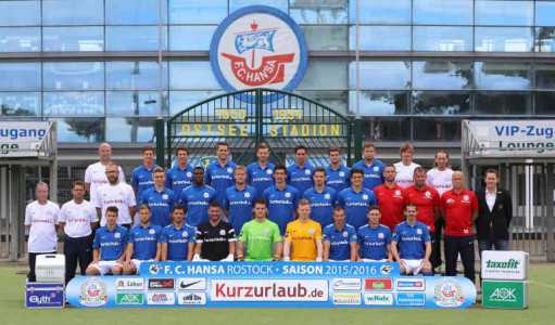 2015_2016 Mannschaftsbild F.C. Hansa Rostock