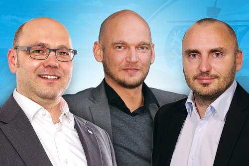Vorstand des F.C. Hansa Rostock: Christian Hueneburg, Markus Kompp und Robert Marien Vorstand des F.C. Hansa Rostock: Christian Hüneburg, Markus Kompp und Robert Marien (v.l.n.r.) - Foto: F.C. Hansa Rostock