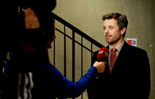Crown prince Frederik of Denmark
