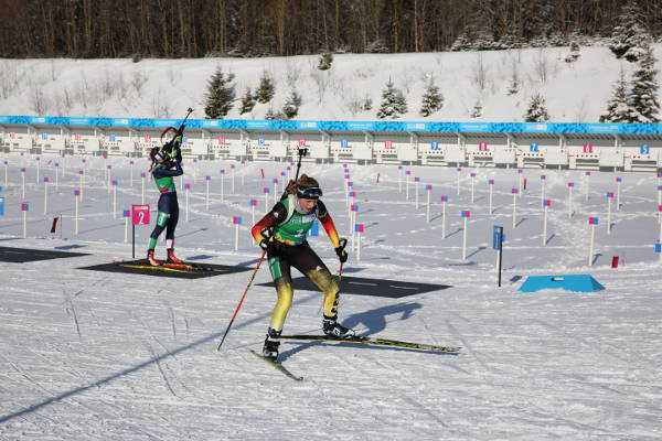 Franziska Pfnür in der Loipe - Foto: DOSB
