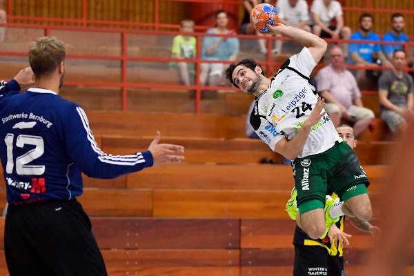 Peter Strosack - SC DHfK Leipzig bezwang im DHB-Pokal SV Anhalt Bernburg - Foto: Rainer Justen