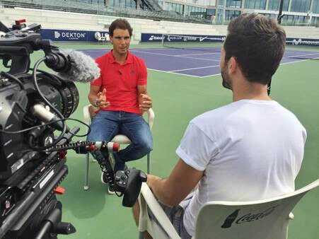 Rafael Nadal - CNN Open Court mit „Tennis-Matador“ Olympiasieger Rafael Nadal - Foto: CNN International Open Court