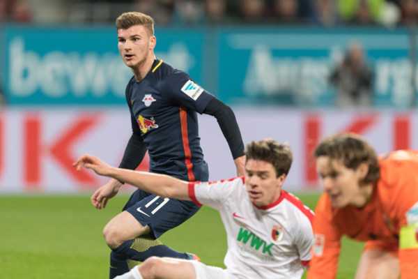 Deutsche Bundesliga, FC Augsburg vs. RasenBallsport Leipzig - Timo Werner (RB Leipzig) - Foto: GEPA pictures/Markus Fischer