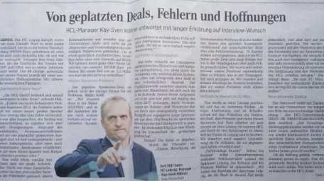 HC Leipzig: Kay-Sven Hähner und der „alte Wein in neuen Schläuchen“ - Foto: SPORT4FINAL (aus Leipziger Volkszeitung) HC Leipzig: Kay-Sven Hähner und der „alte Wein in neuen Schläuchen“ - Foto: SPORT4FINAL (aus Leipziger Volkszeitung)