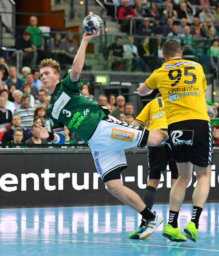 SC DHfK Leipzig vs. Coburg. Christian Prokop „Franz Semper hat hervorragend gespielt“ - Foto: Rainer Justen