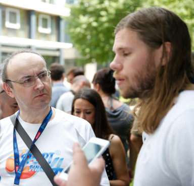 Handball VELUX EHF FINAL4: Mikkel Hansen im SPORT4FINAL-Interview - Foto: Joachim Schütz http://www.stregspiller.com/)