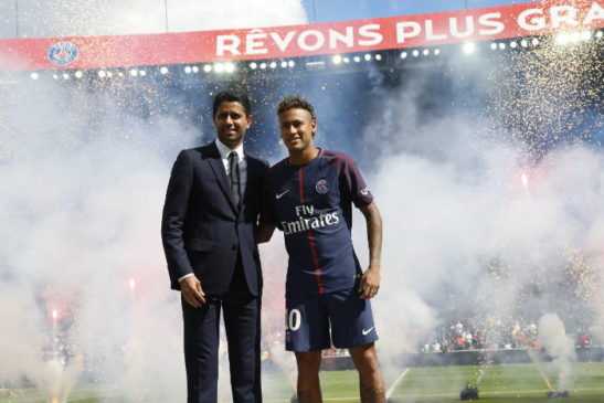 Neymar - Nasser Al-Khelaifi - Paris Saint-Germain - Foto: Paris Saint-Germain