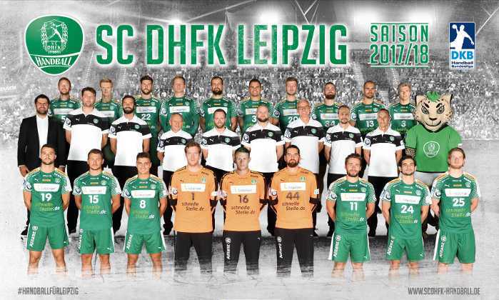 SC DHfK Leipzig - Saison 2017-2018 - Handball Bundesliga - Foto: Rainer Justen