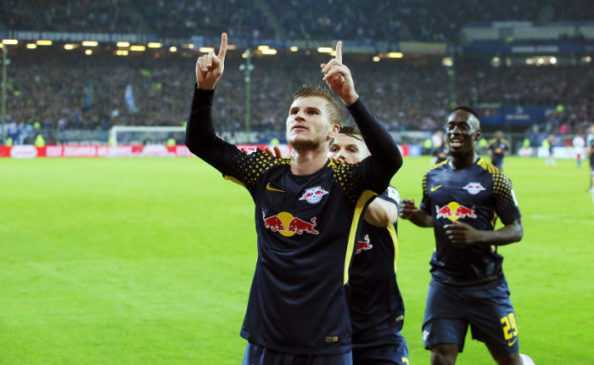 Deutsche Bundesliga, Hamburger SV vs. RasenBallsport Leipzig - Timo Werner (RB Leipzig) - Foto: GEPA pictures/Sven Sonntag Deutsche Bundesliga, Hamburger SV vs. RasenBallsport Leipzig - Timo Werner (RB Leipzig) - Foto: GEPA pictures/Sven Sonntag