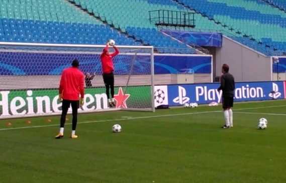 AS Monaco - Torhüter Training - Red Bull Arena - Fußball - UEFA Champions League - Foto: SPORT4FINAL AS Monaco - Torhüter Training - Red Bull Arena - Fußball - UEFA Champions League - Foto: SPORT4FINAL