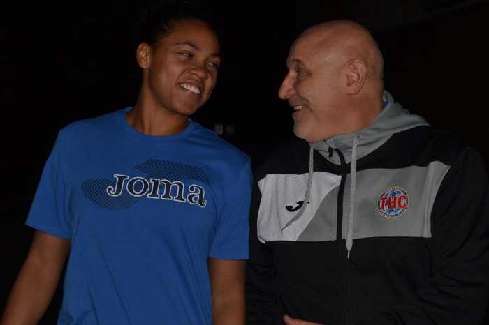 Patricia Da Silva und Herbert Müller - Thüringer HC - Handball Bundesliga - Foto: Hans-Joachim Steinbach