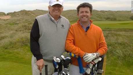 Donald Trump und Shane O’Donoghue - Foto: CNN International Living Golf