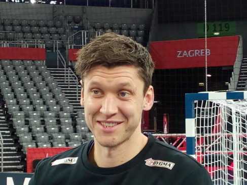 Handball EM 2018, Niklas Landin, Dänemark, Medientag, Arena Zagreb, SPORT4FINAL LIVE, Halbfinale, EHF EURO - Foto: SPORT4FINAL