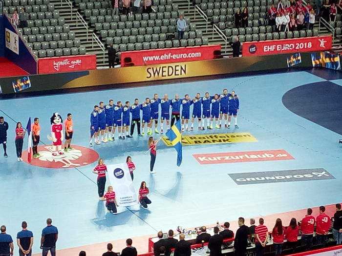 Handball EM 2018 - Schweden vs. Frankreich - Arena Zagreb - Foto: SPORT4FINAL Handball EM 2018 - Schweden vs. Frankreich - Arena Zagreb - Foto: SPORT4FINAL