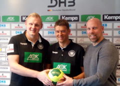 Patrick Wiencek, Christian Prokop, Axel Kromer - DHB-Pressekonferenz am 3. April 2018 in Leipzig - Deutschland - Foto: SPORT4FINAL