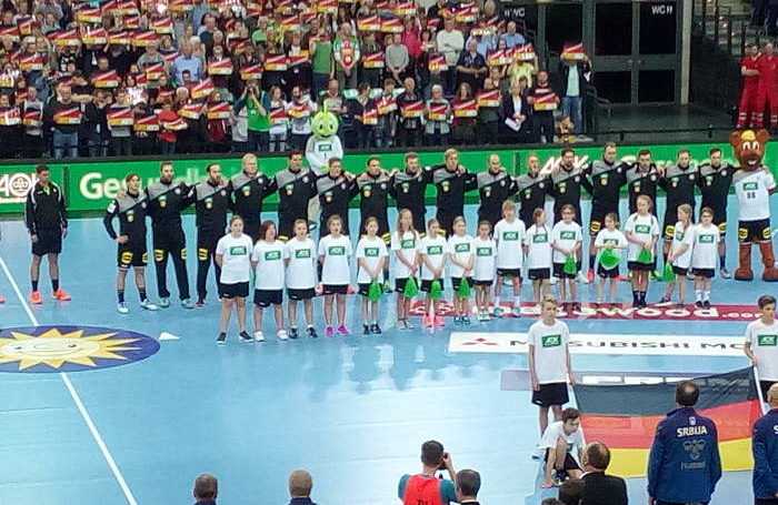 Deutschland vs. Serbien - Handball WM Test-Länderspiel am 4. April 2018 in der Arena Leipzig - Foto: SPORT4FINAL Deutschland vs. Serbien - Handball WM Test-Länderspiel am 4. April 2018 in der Arena Leipzig - Foto: SPORT4FINAL