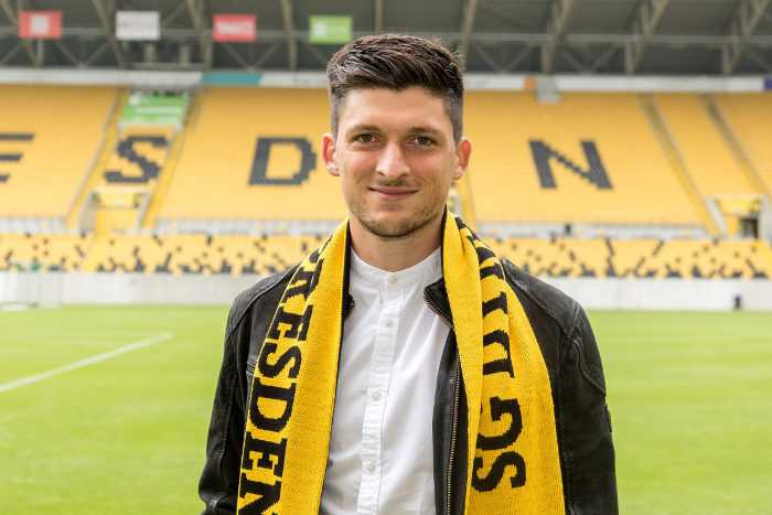 Jannis Nikolaou, Neuzugang für die Saison 2018/19. Dynamo Dresden. Fußball 2. Bundesliga. DDV-Stadion - Foto: SGD / Steffen Kuttner Jannis Nikolaou, Neuzugang für die Saison 2018/19. Dynamo Dresden. Fußball 2. Bundesliga. DDV-Stadion - Foto: SGD / Steffen Kuttner