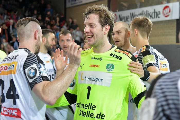 Jens Vortmann - Handball Bundesliga - TuS N-Lübbecke vs. SC DHfK Leipzig - Foto: Rainer Justen