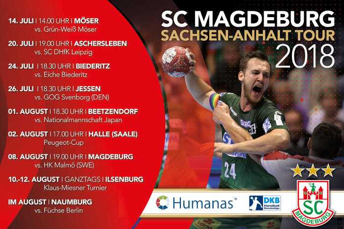 SC Magdeburg - Tour Sachsen-Anhalt 2018 - Handball Bundesliga - Foto: SC Magdeburg