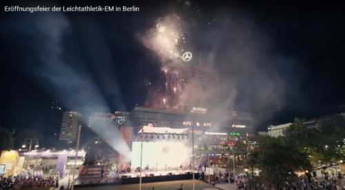 Leichtathletik EM 2018 - Eröffnungs-Feier am Berliner Breitscheidtplatz - Foto: SID Marketing