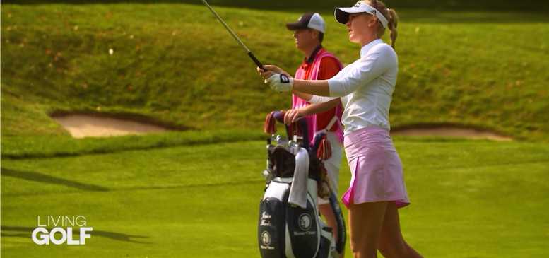 CNN Living Golf Jessica und Nelly Korda und Shane O'Donoghue - Foto: CNN International