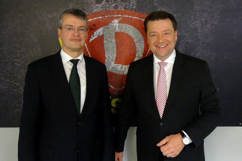 Michael Bürger und Holger Scholze - Foto: Dynamo Dresden