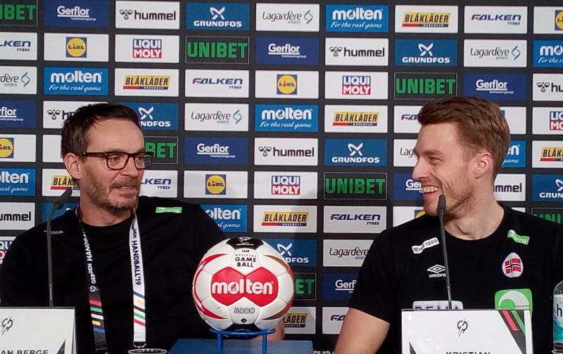 Handball WM 2019 - Christian Berge und Kristian Björnsen - Foto: SPORT4FINAL Handball WM 2019 - Christian Berge und Kristian Björnsen - Foto: SPORT4FINAL