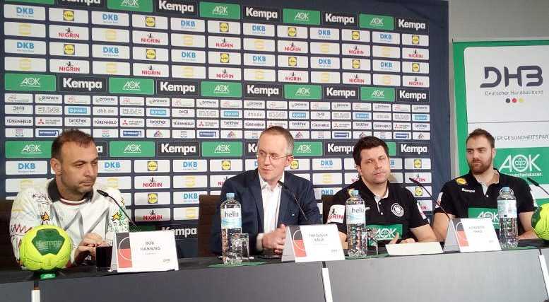 Handball WM 2019 - DHB Pressekonferenz am 16.01.2019 in Berlin nach Deutschland vs. Frankreich - Foto: SPORT4FINAL Handball WM 2019 - DHB Pressekonferenz am 16.01.2019 in Berlin nach Deutschland vs. Frankreich - Foto: SPORT4FINAL