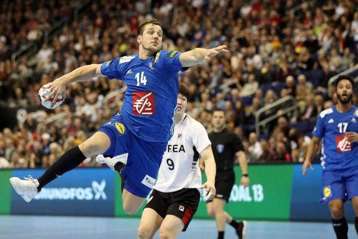 Handball WM 2019 Kentin Mahe - Frankreich vs. Korea - Copyright: FFHandball / S. Pillaud