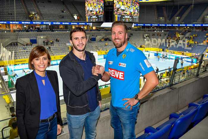 Jennifer Kettemann, Romain Lagarde und Oliver Roggisch - Foto: Rhein-Neckar Löwen / Binder