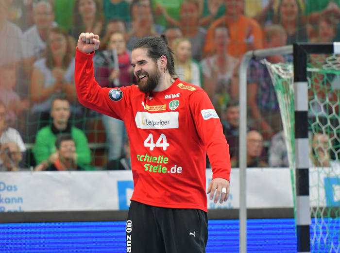 Milos Putera - SC DHfK Leipzig vs. VfL Gummersbach - 03.03.2019 Arena Leipzig - Foto: Rainer Justen
