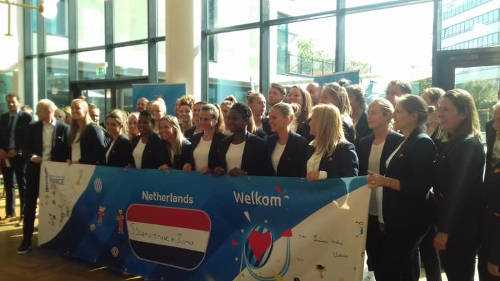 Fußball WM 2019 Team Niederlande - Copyright: LOC France 2019 Fußball WM 2019 Team Niederlande - Copyright: LOC France 2019