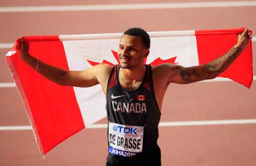 Leichtathletik WM 2019 - Andre de Grasse - Foto: © Getty Images for IAAF