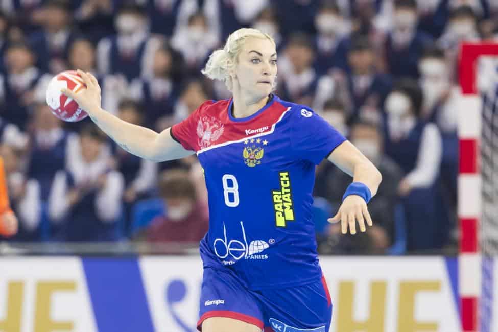 Handball WM 2019 - Russland vs. Montenegro - Anna Sen - Copyright: IHF Handball WM 2019 - Russland vs. Montenegro - Anna Sen - Copyright: IHF