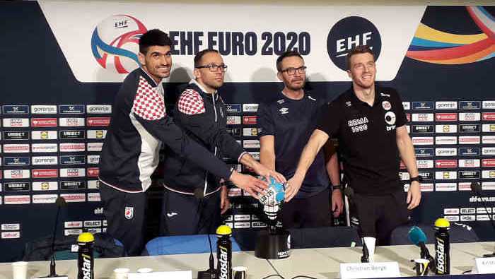 Handball EM 2020 - Semifinale Kroatien Norwegen - Pressekonferenz - Copyright: SPORT4FINAL