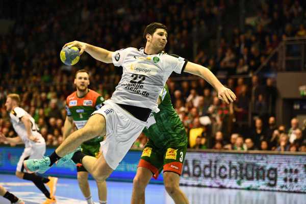 Marko Mamic - SC Magdeburg vs. SC DHfK Leipzig - Handball Bundesliga am 20.02.2020 Getec Arena - Foto: Rainer Justen
