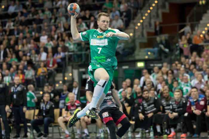SC DHfK Leipzig vs Erlangen - Luca Witzke - Foto: Karsten Mann