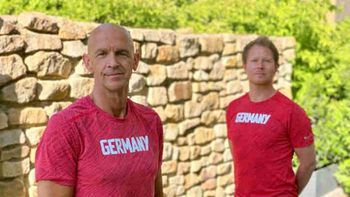 Leichtathletik - DLV - Frank Müller und Christopher Hallmann - Foto: DLV