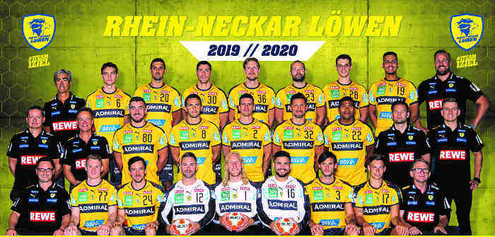 Rhein Neckar Löwen Handball Saison 2019 2020